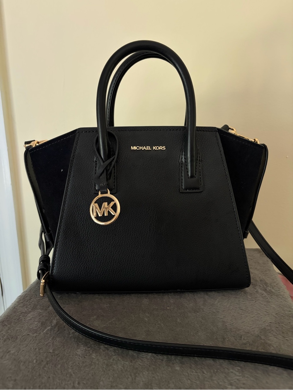 Michael Kors Black leather handbag